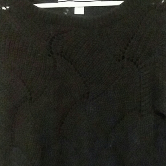 ❄❄NW Lauren Conrad black knitted sweater ❄ - Picture 2 of 5